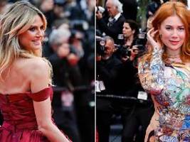 da macht cannes augen: wow-auftritte von heidi klum und palina rojinski