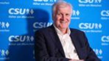 politik: seehofer im europa-wahlkampf: migrationspakt umsetzen!