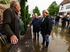 Hochwasser im Saarland: Scholz: Haben große Naturkatastrophe zu bewältigen