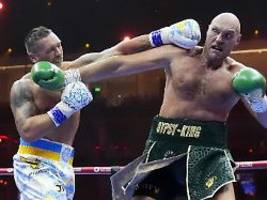 ukrainer schwergewichts-champion: profiboxer oleksandr usyk schlägt tyson fury