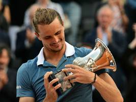 tennis: alexander zverev gewinnt in rom