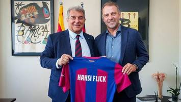 hansi flick holt ex-hsv-star als co-trainer zum fc barcelona