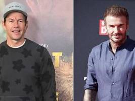 stress um millionen-deal: wahlberg und beckham legen rechtsstreit bei