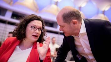 ergeht es scholz wie nahles? spd fürchtet neues chaos