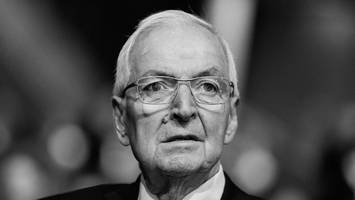 „grünes gewissen“ der cdu - ex-bundesumweltminister klaus töpfer (†85) ist tot