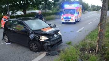 unfall auf der b207 mit zwei schwerverletzten