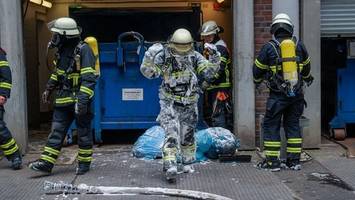 feuer im innenhof – löscharbeiten beim verfassungsschutz