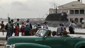 u-boot-diplomatie in kuba - uss helena trifft in guantanamo ein - unweit russischer schiffe