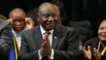 parlamentswahl in südafrika: cyril ramaphosa erneut zum präsidenten gewählt