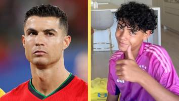 Überraschendes Bild - Sohn von Cristiano Ronaldo feiert Geburtstag im pinken Deutschland-Trikot