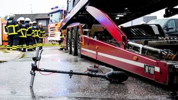 mädchen bei unfall mit lkw schwer verletzt