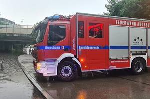 Starkregen in Augsburg: Ein Lob an die Feuerwehren