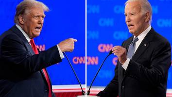 „verlierer“ gegen „palästinenser“ - der eine pöbelt, der andere stockt: so lief das tv-duell zwischen trump und biden