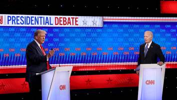 Präsidentschaftswahlen - Fernsehduell zwischen Biden und Trump mit deutlich weniger Zuschauern als 2020