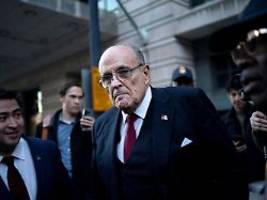 falsche aussagen zur us-wahl: giuliani darf nicht mehr als anwalt arbeiten