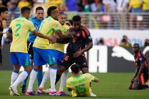 Brasilien nur 1:1 gegen Kolumbien bei Copa América