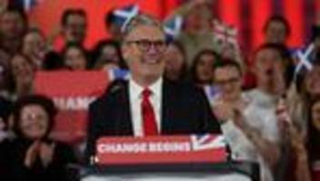 wahl in großbritannien: labour gewinnt wahl mit absoluter mehrheit