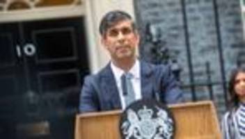 wahl in großbritannien: rishi sunak kündigt rücktritt als parteichef an