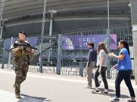 sicherheitsrisiko olympia: soldaten-lager in paris das größte seit dem zweiten weltkrieg
