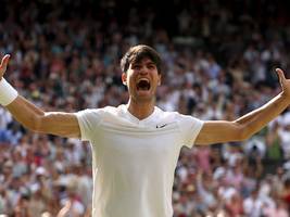 wimbledonsieger alcaraz: akrobatische planierraupe