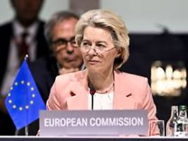 Zittern um Wiederwahl in EU: Von der Leyen wagt den Spagat zwischen Grünen und Meloni