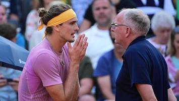 Zverev ließ sich auch von Schiedsrichterin nicht stoppen