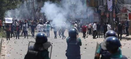 Medien: Elf Tote bei Studentenprotesten in Bangladesch