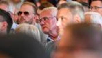 brandenburg: ehemaliger cdu-politiker kurth besucht wahlkampfauftakt der afd