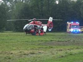 Gewitter ziehen über Deutschland: Blitz trifft Familie unter Baum - acht Verletzte