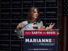 Aufruf der krassen Außenseiterin: Marianne Williamson gibt Kampf um US-Präsidentschaft nicht auf