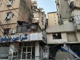 explosion in beirut: israel führt vergeltungsschlag gegen hisbollah durch