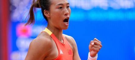 Zheng Qinwen feiert erstes Tennis-Gold für China