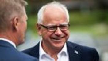 us-präsidentschaftswahlkampf: harris wählt laut medien us-gouverneur tim walz als running mate
