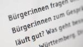 parteien: cdu will gendern in verwaltung nach wahl sofort verbieten
