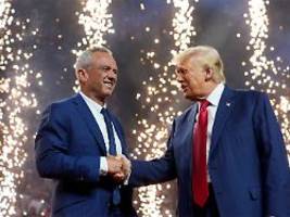 vom linksradikalen zum partner: trump macht robert f. kennedy zum ehren-helfer