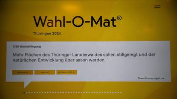 Landtagswahl am 1. September 2024 - Wahl-O-Mat zur Landtagswahl Thüringen 2024: Hier den Test machen