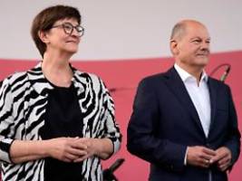 Werden mit ihm gewinnen: SPD-Chefin gibt sich optimistisch für Bundestagswahl