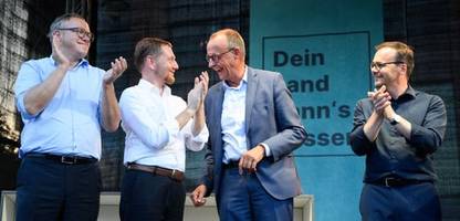 CDU-Wahlkampf: In Brandenburg will Friedrich Merz die »Ampel ausschalten«