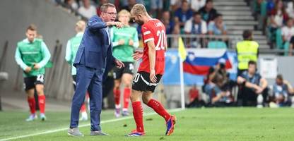 1:1 gegen Slowenien: Österreichs Trainer Rangnick schimpft nach Remis auf Rasen und Schiedsrichter