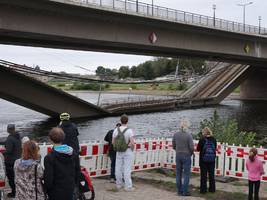 Nach Brückeneinsturz : Sorge vor Hochwasser in Dresden – Wissing will mehr Autobahnbrücken modernisieren