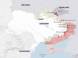 Krieg in der Ukraine: Wo die Front verläuft - Tag 932