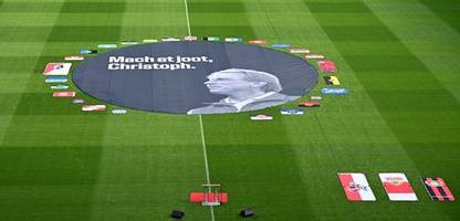 Emotionaler Abschied von Christoph Daum im Kölner Stadion