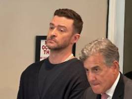 gemeinnützige arbeit - und reue: justin timberlake wegen trunkenheitsfahrt verurteilt