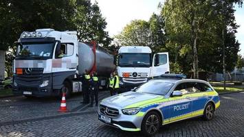 Stand Fahrer von Gefahrgut-Lkw unter Drogeneinfluss?