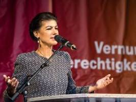 Aufgabe der Ukraine?: Wagenknecht präsentiert ihren Verhandlungsplan für Putin