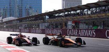 Formel 1 in Baku: Spannende Überholmanöver und ein spektakulärer Crash prägen das Rennen