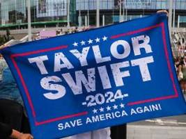 Harris' Team reagiert ebenfalls: Trumps Hass-Posting mobilisiert Taylor-Swift-Fans