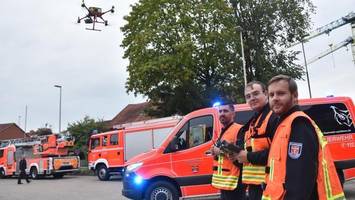 „Modernste Drohne“: Das Auge der Feuerwehr in 120 Meter Höhe