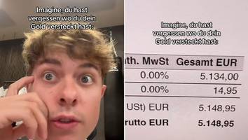 „Ich bin so ein Idiot“ - Influencer kauft Gold im Wert von 5000 Euro und vergisst, wo er es versteckt hat