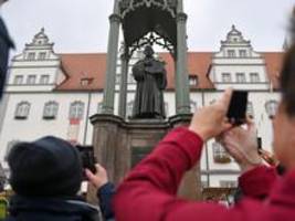 Nach Angriff auf Luther-Denkmal: Polizei in Wittenberg identifiziert mutmaßlichen Täter